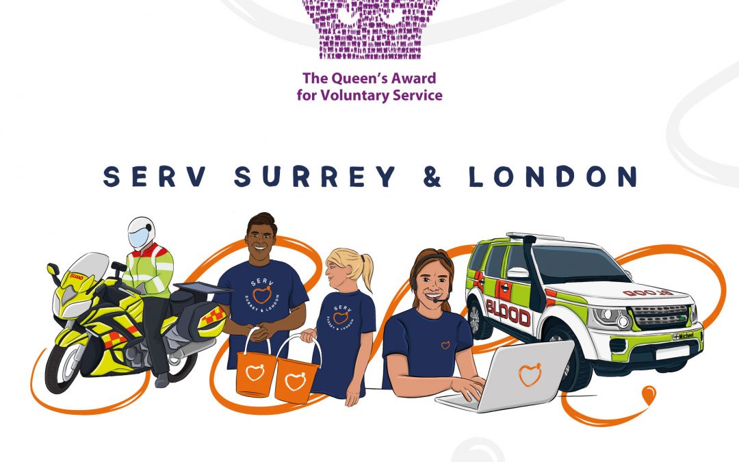 SERV Surrey & London receives The Queen’s Award for Voluntary Service